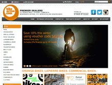 Tablet Screenshot of bikeactive.com